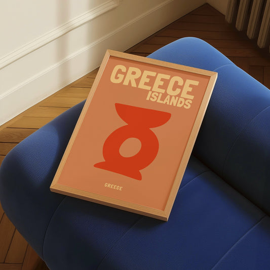 GREECE ISLANDS PRINT