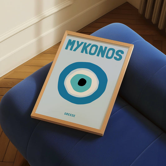 MYKONOS GREECE PRINT