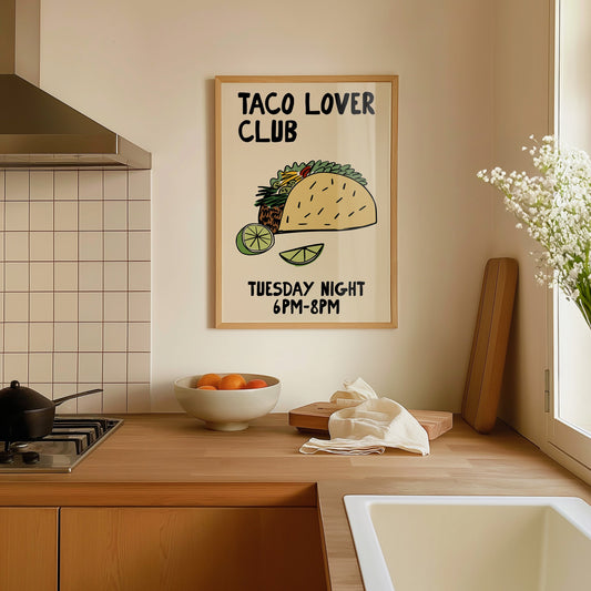 TACO LOVER CLUB PRINT
