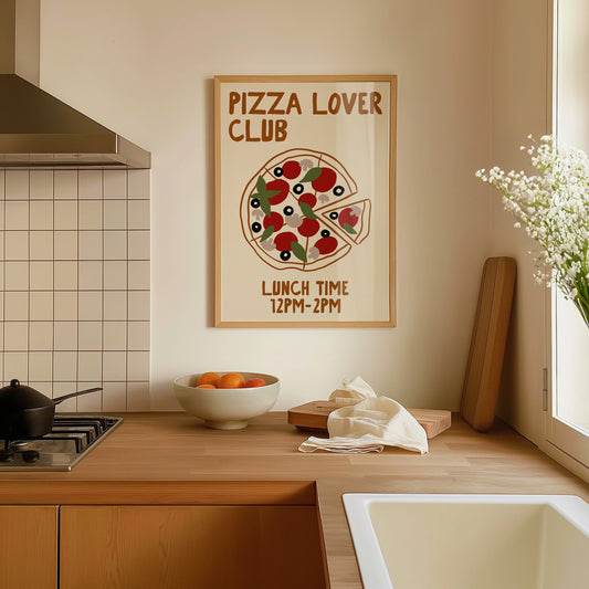 PIZZA LOVER CLUB PRINT