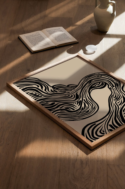 ABSTRACT LINES PRINT
