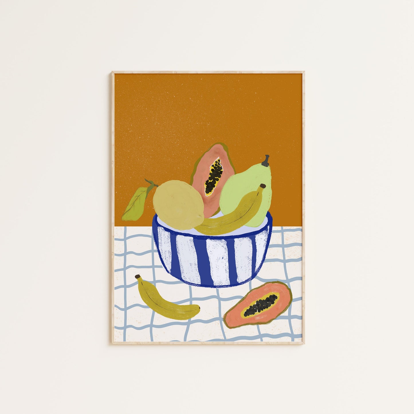 FRUITS IN A BOWL PRINT