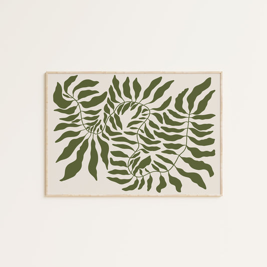 FLORAL ART PRINT