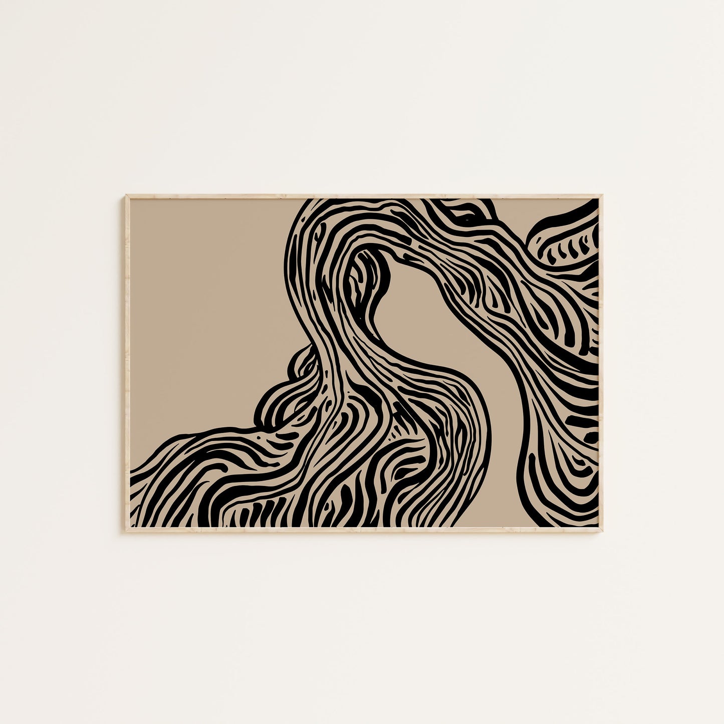 ABSTRACT LINES PRINT