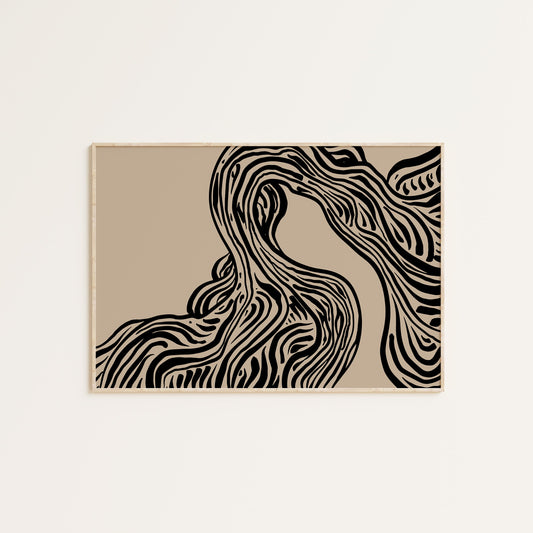 ABSTRACT LINES PRINT