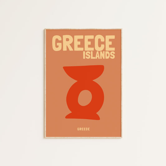 GREECE ISLANDS PRINT