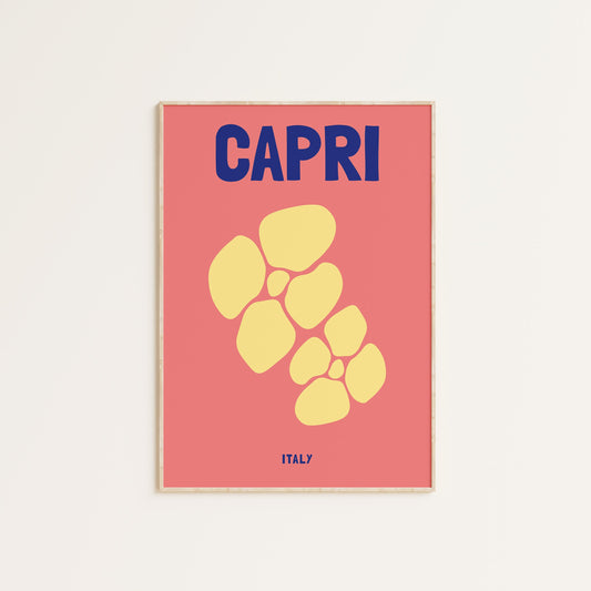 CAPRI ITALY PRINT
