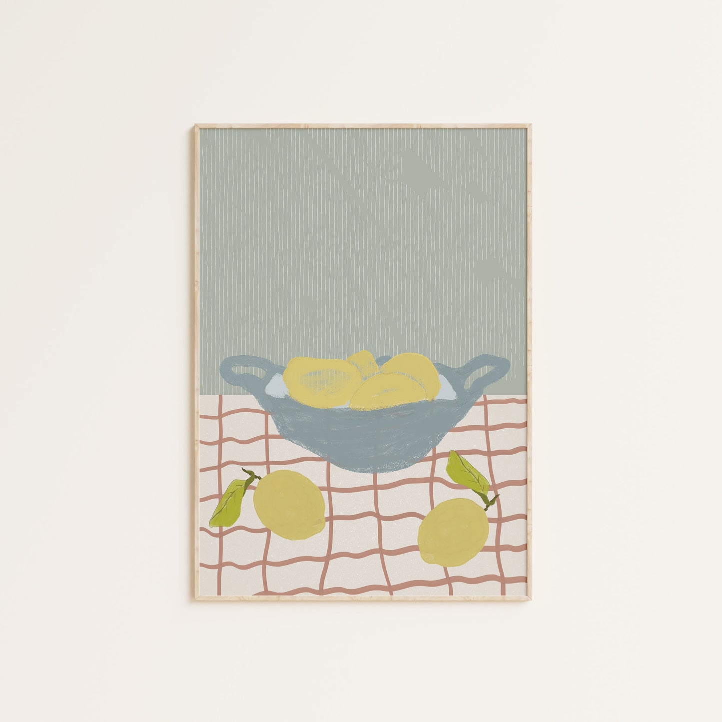 LEMONS IN A BOWL PRINT