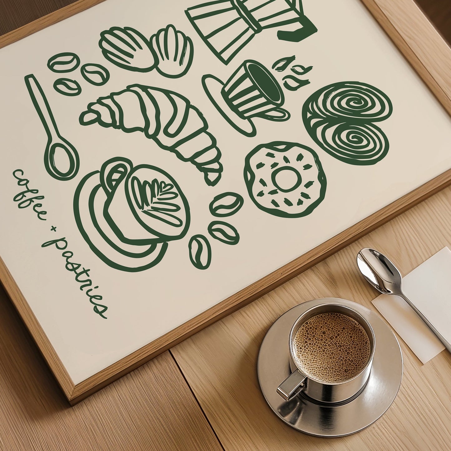 COFFEE AND PASTRIES PRINT