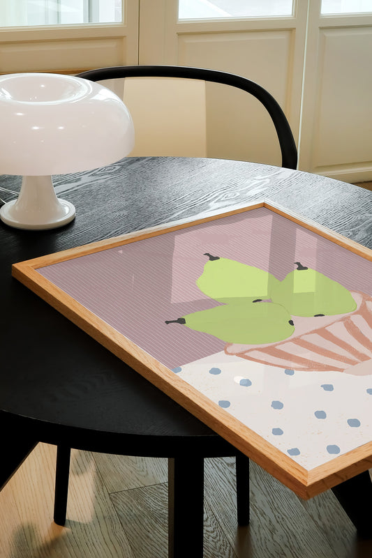 PEARS IN A BOWL PRINT