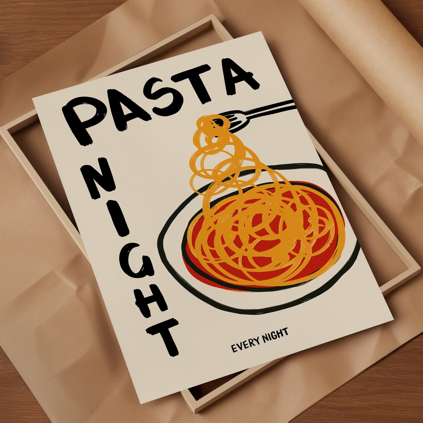 PASTA NIGHT PRINT