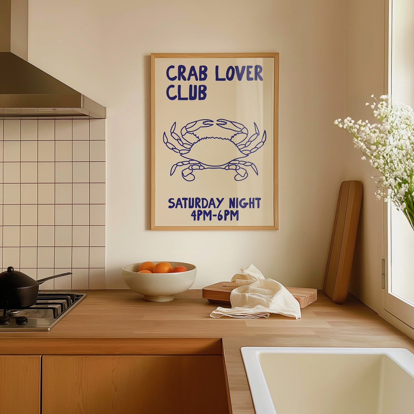 CRAB LOVER CLUB PRINT