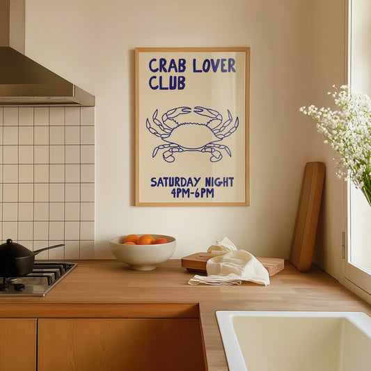 CRAB LOVER CLUB PRINT