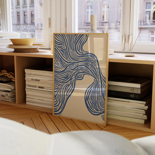 ABSTRACT LINES PRINT