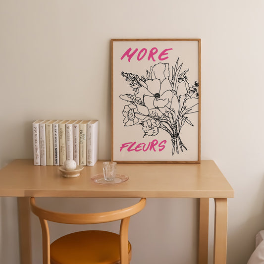 MORE FLEURS PRINT