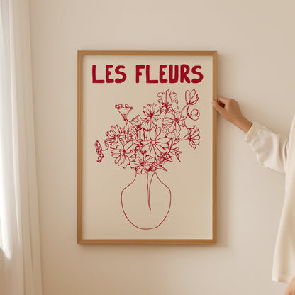 LES FLEURS PRINT