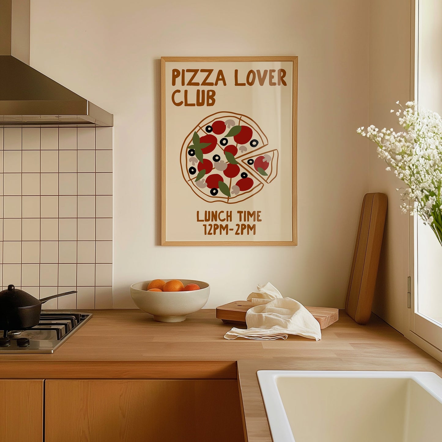 PIZZA LOVER CLUB PRINT