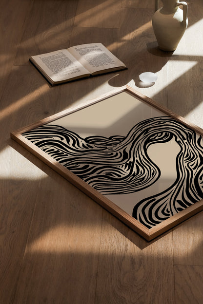 ABSTRACT LINES PRINT