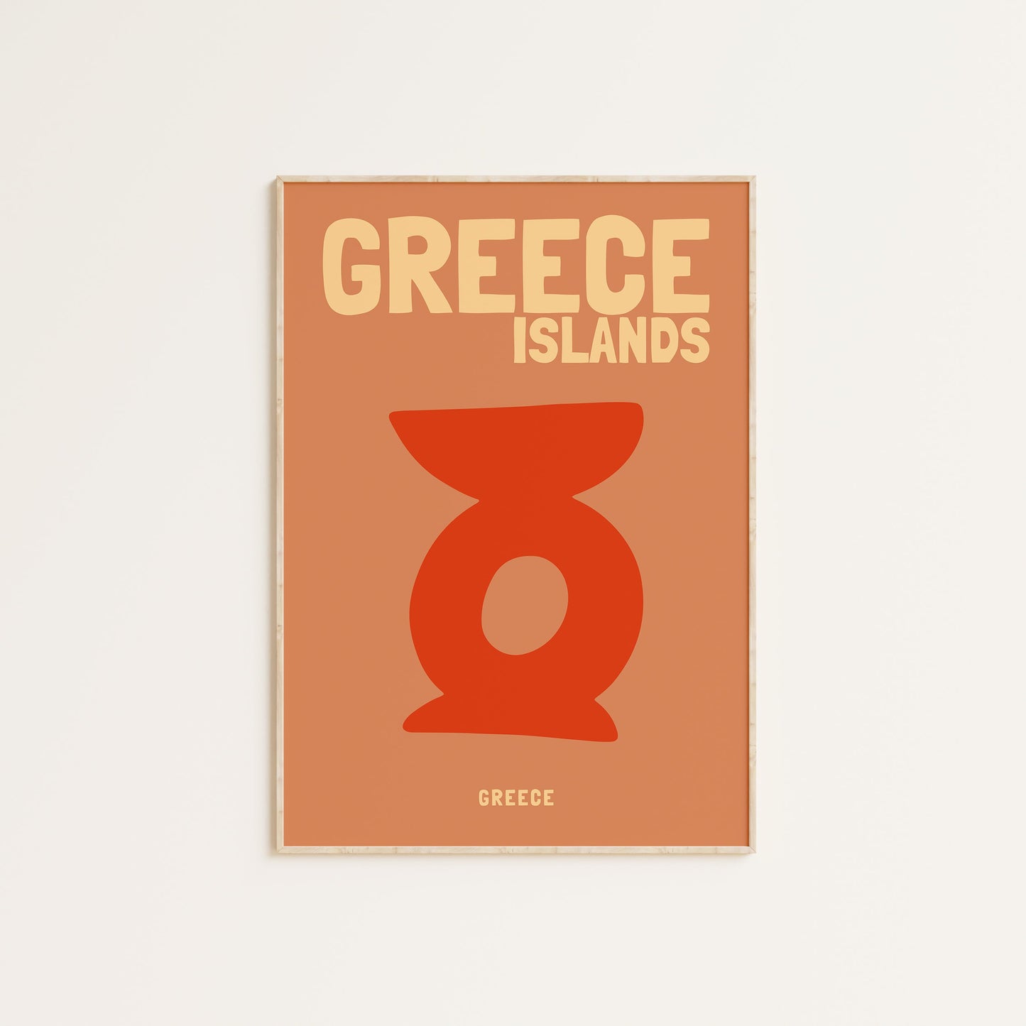GREECE ISLANDS PRINT