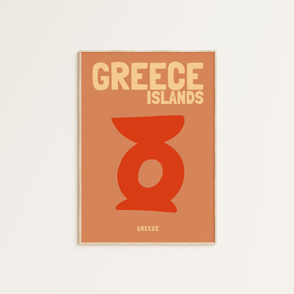 GREECE ISLANDS PRINT