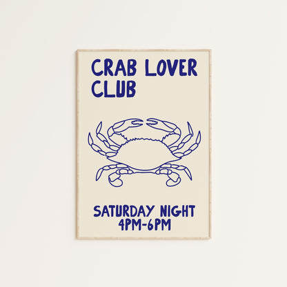 CRAB LOVER CLUB PRINT