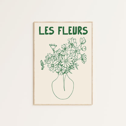 LES FLEURS PRINT