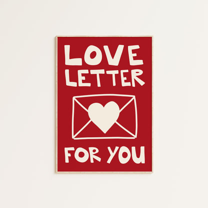 LOVE LETTER PRINT