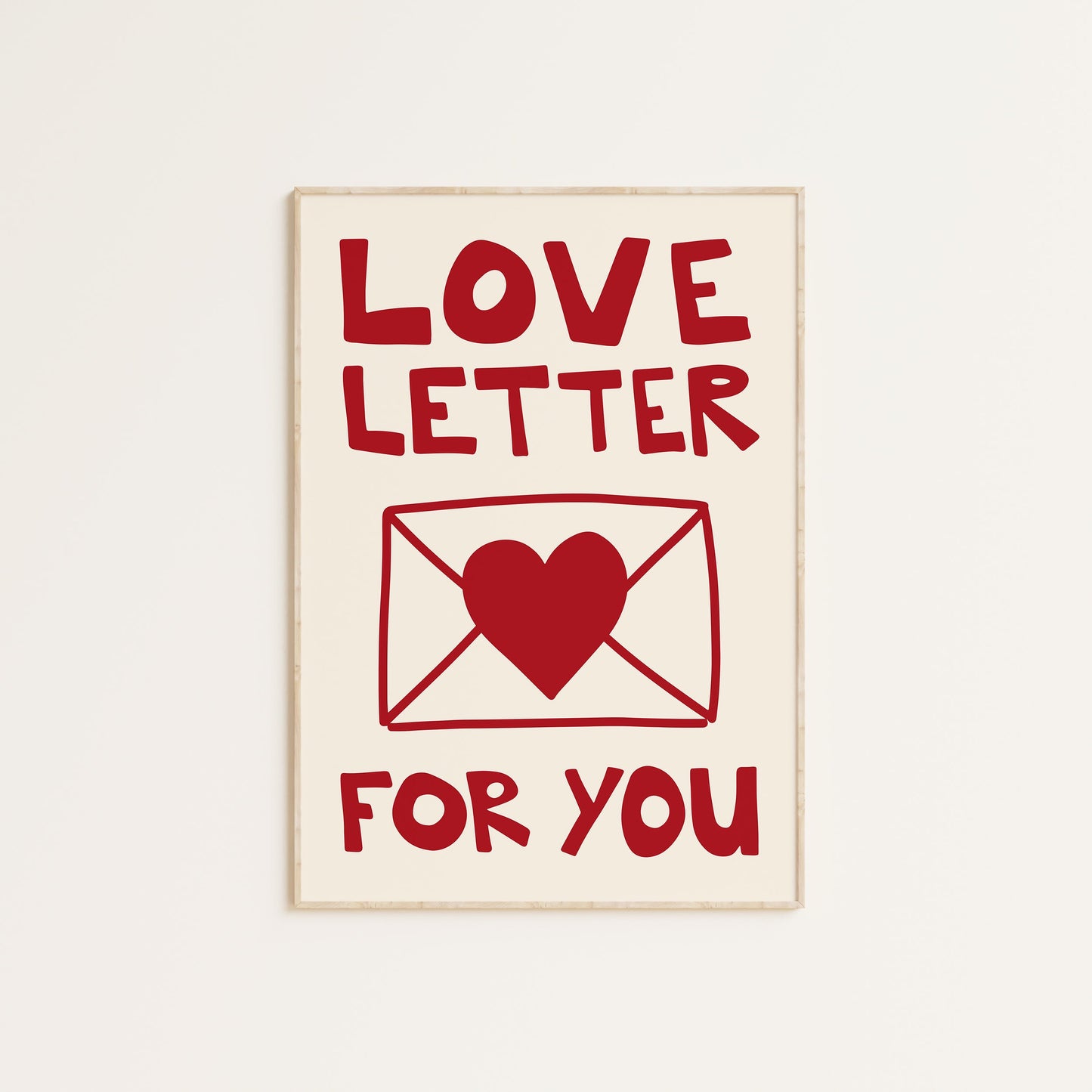 LOVE LETTER PRINT