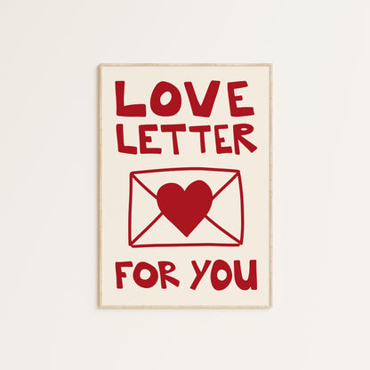 LOVE LETTER PRINT