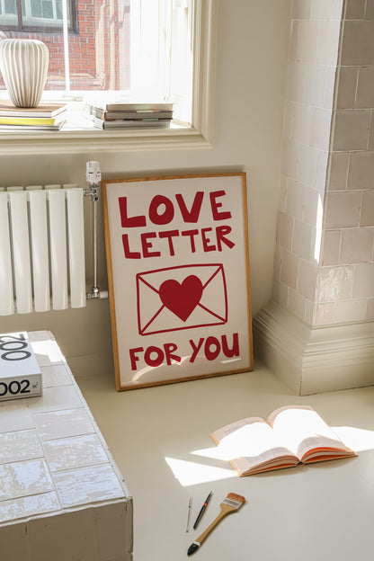 LOVE LETTER PRINT