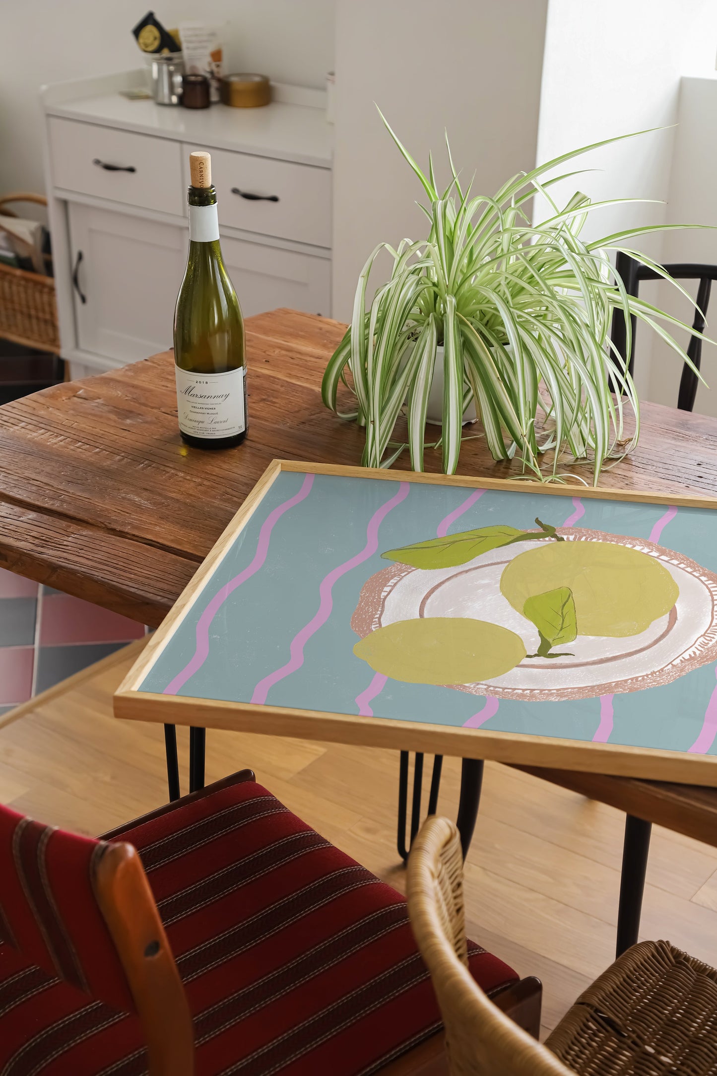 LEMONS ON A PLATE PRINT