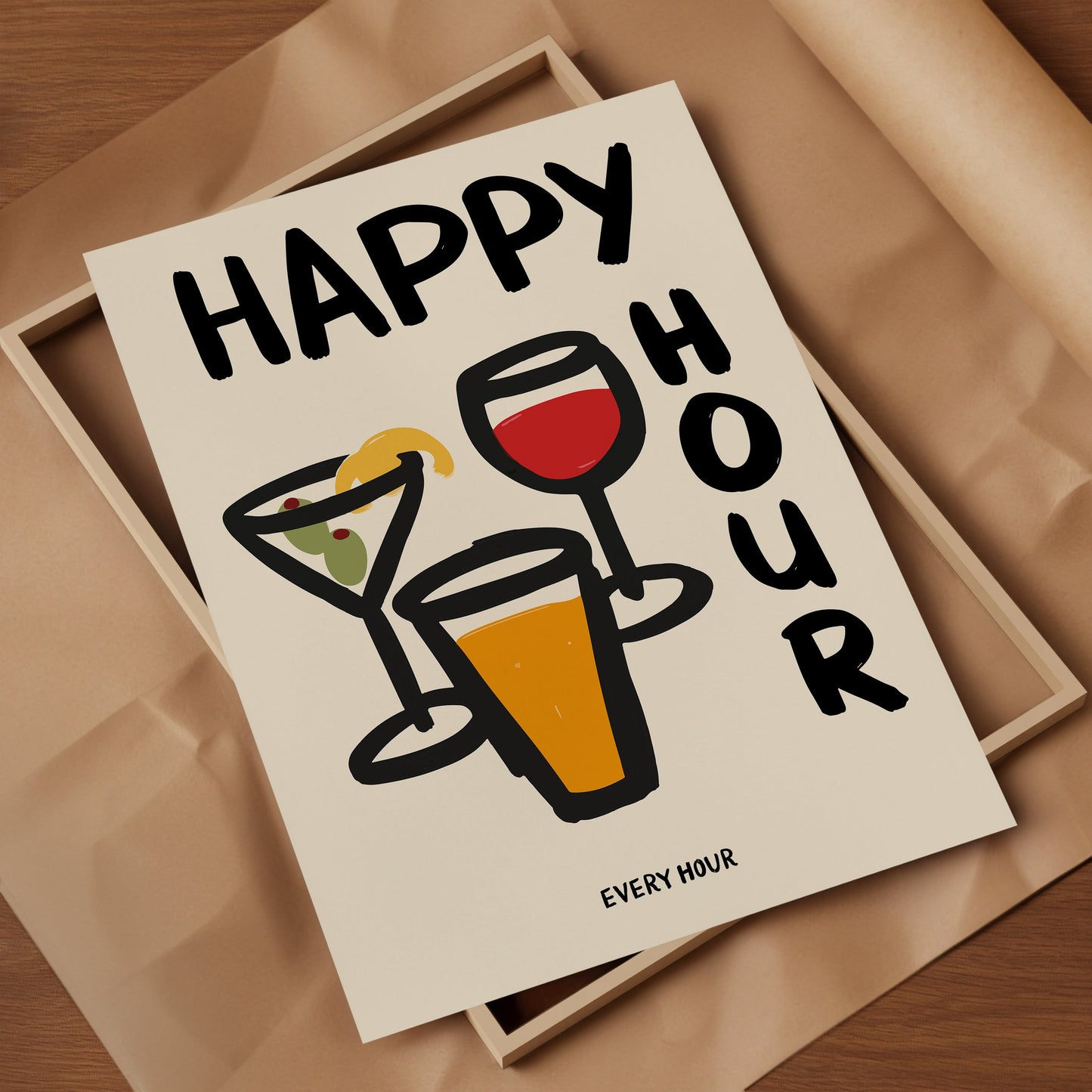 HAPPY HOUR PRINT