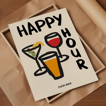 HAPPY HOUR PRINT