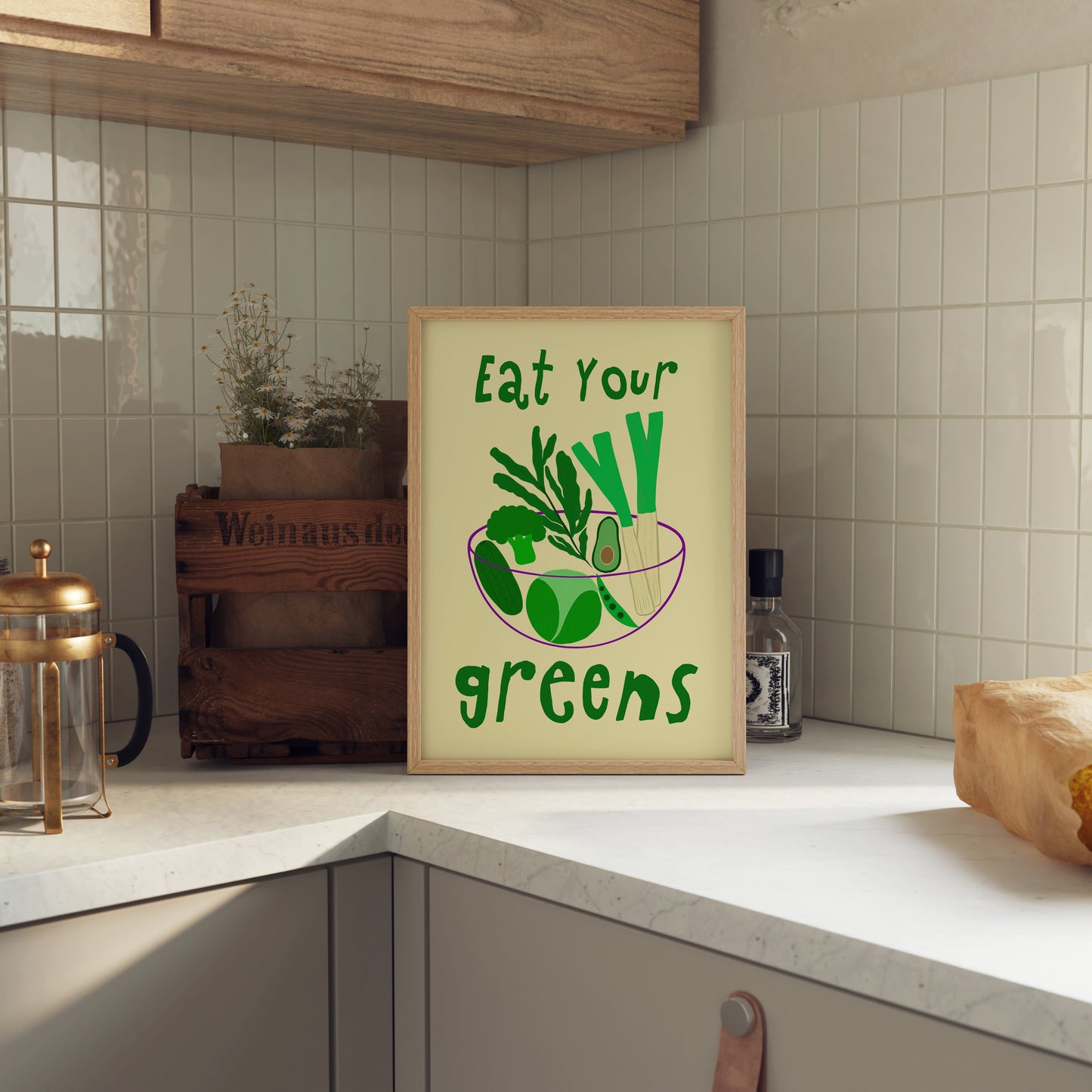 EAT YOUR GREENS PRINT