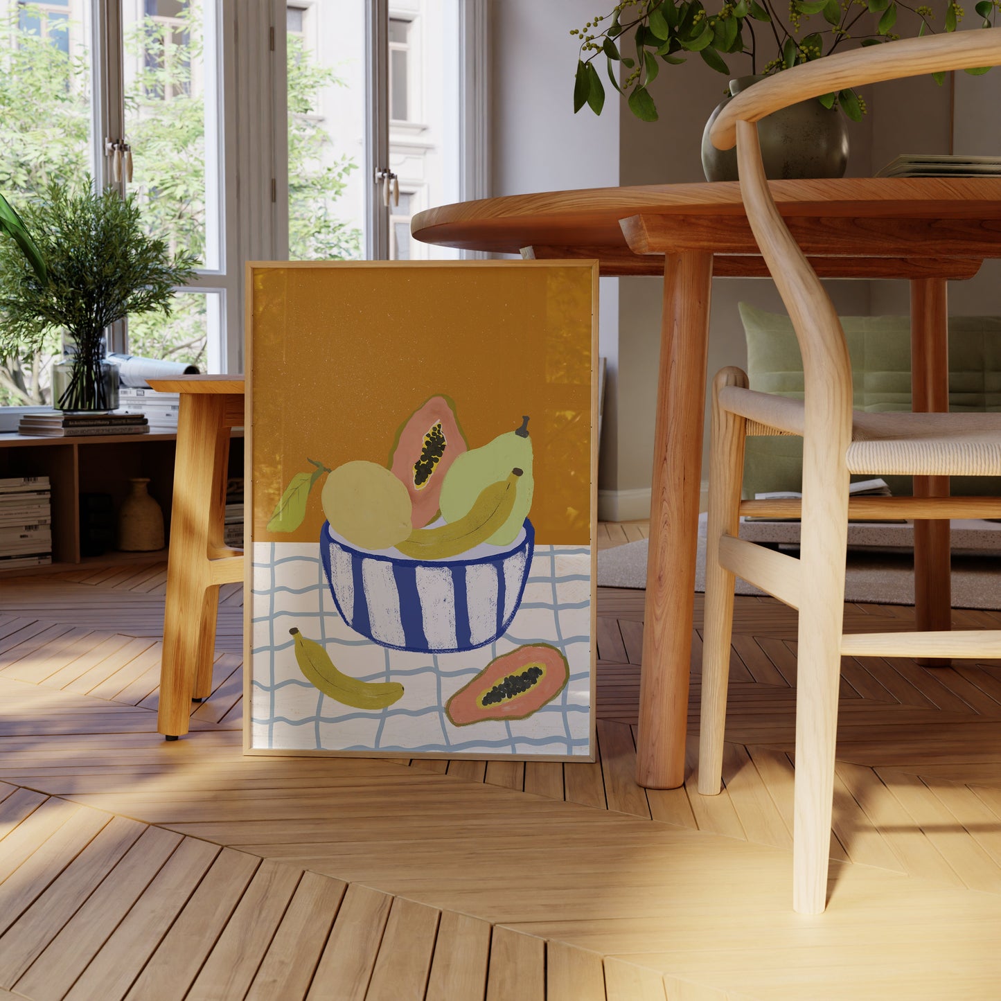 FRUITS IN A BOWL PRINT