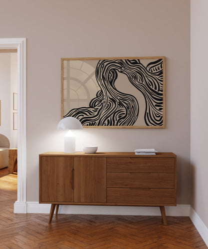 ABSTRACT LINES PRINT
