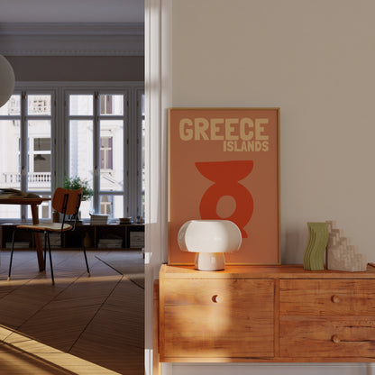GREECE ISLANDS PRINT