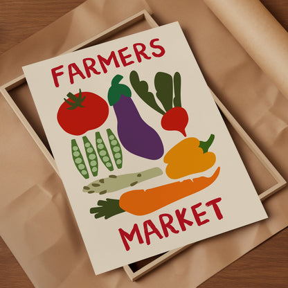 FARMERS MARKET PRINT