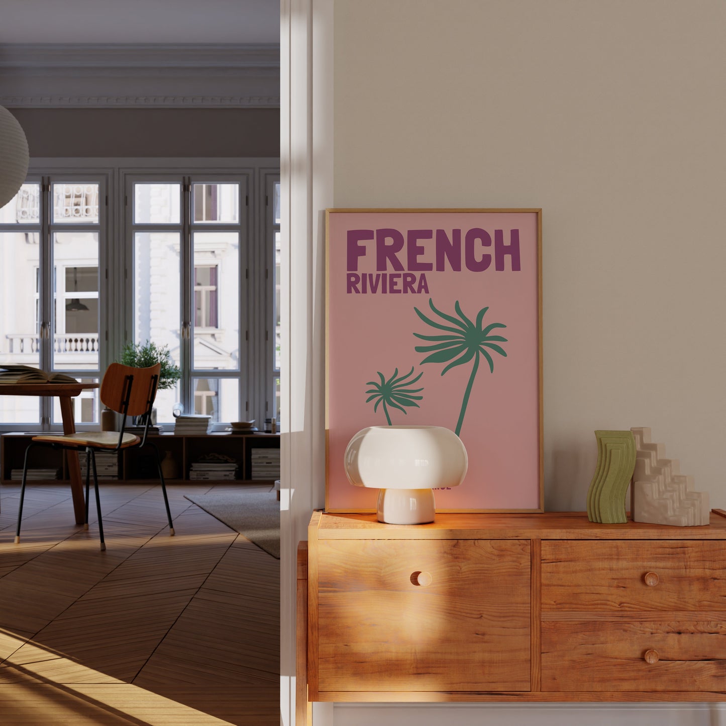 FRENCH RIVIERA PRINT