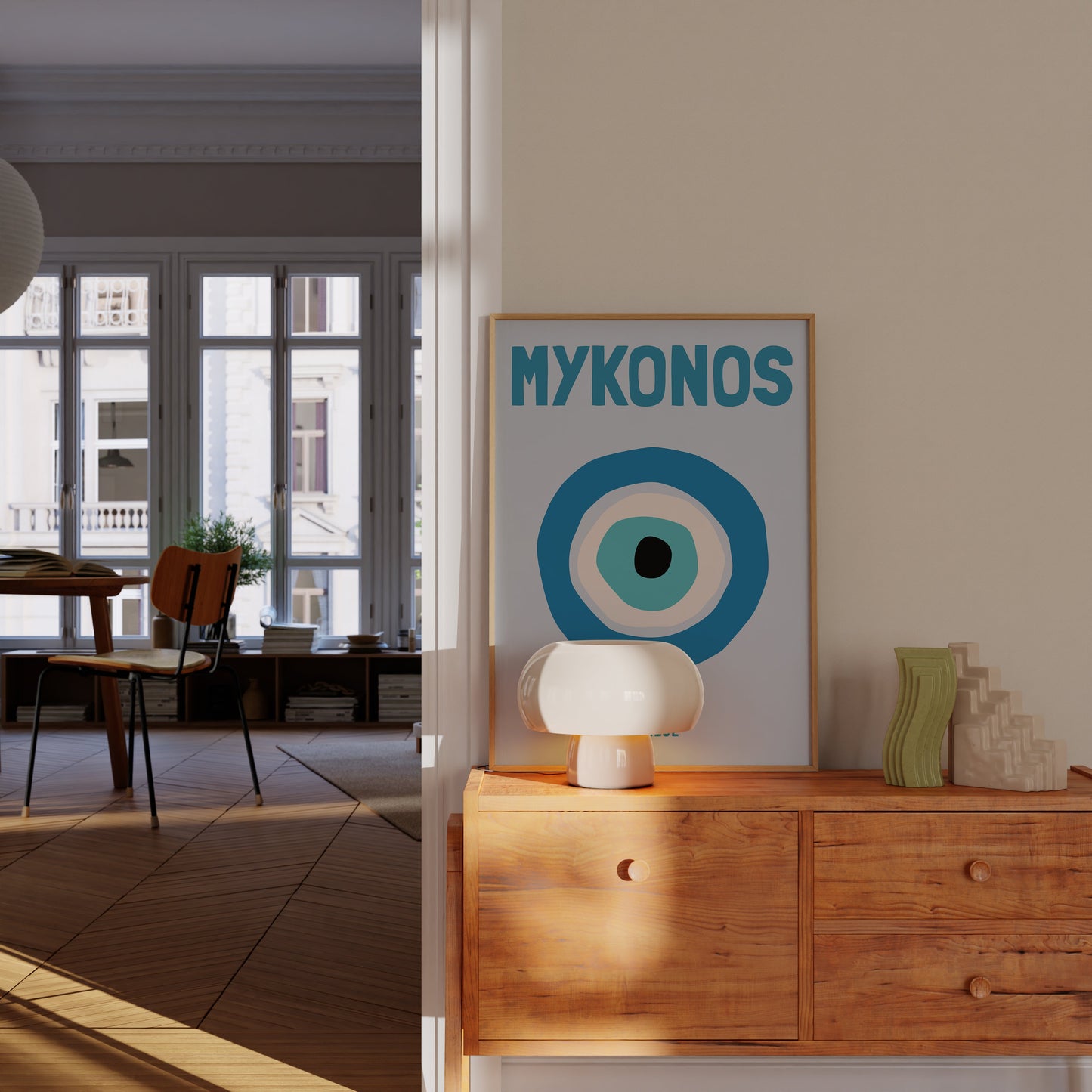 MYKONOS GREECE PRINT