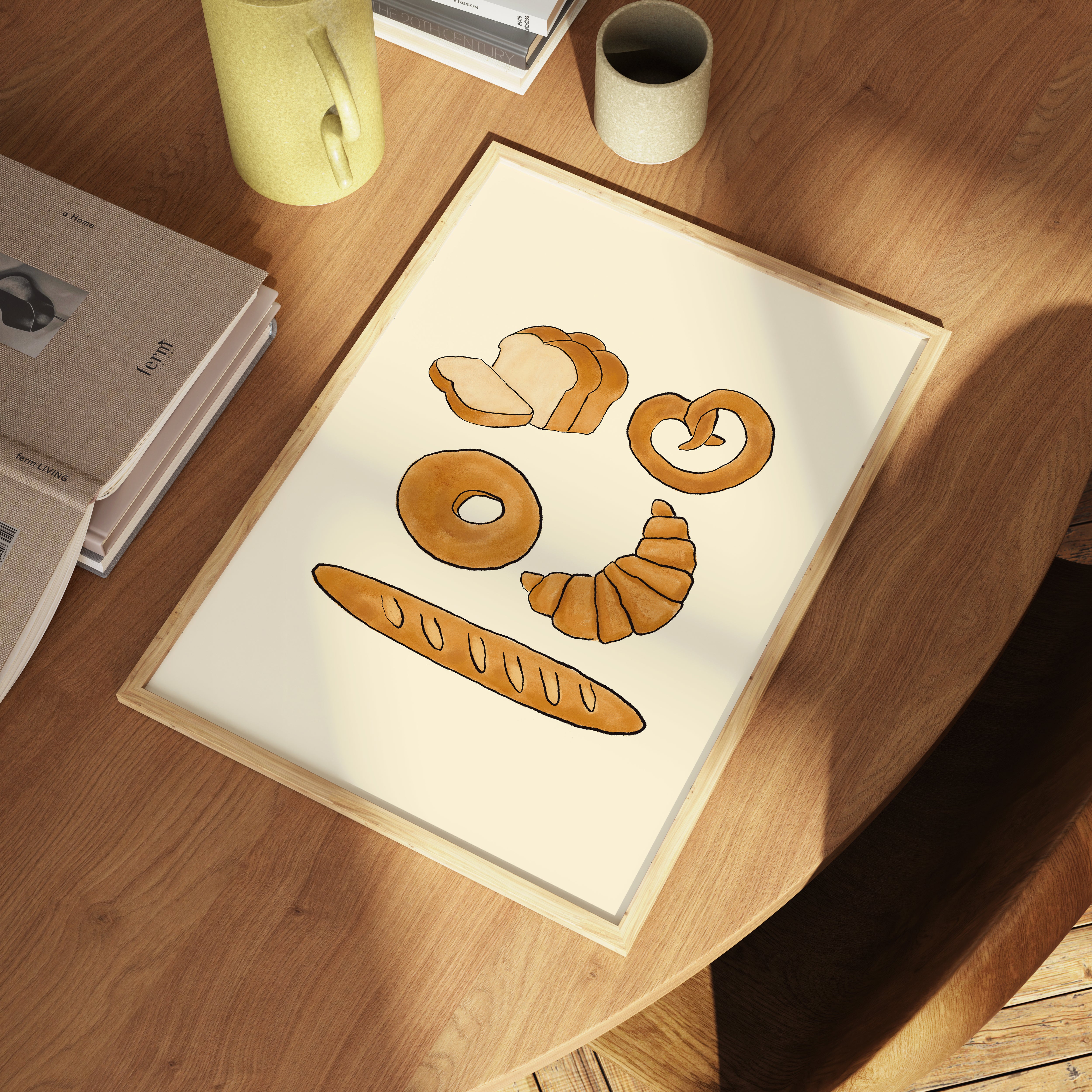 Bread Art Print | MightBeSmth