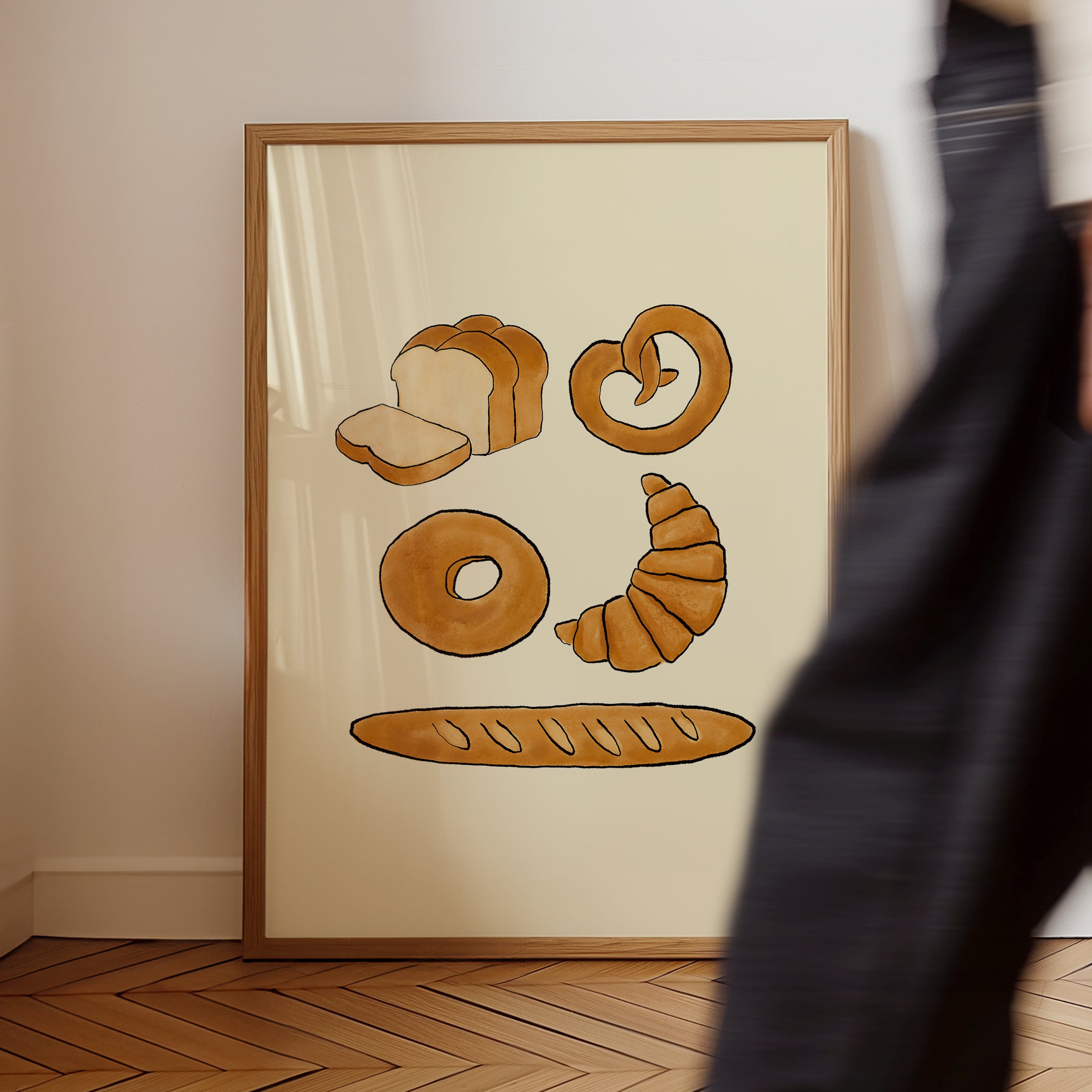 Bread Art Print | MightBeSmth