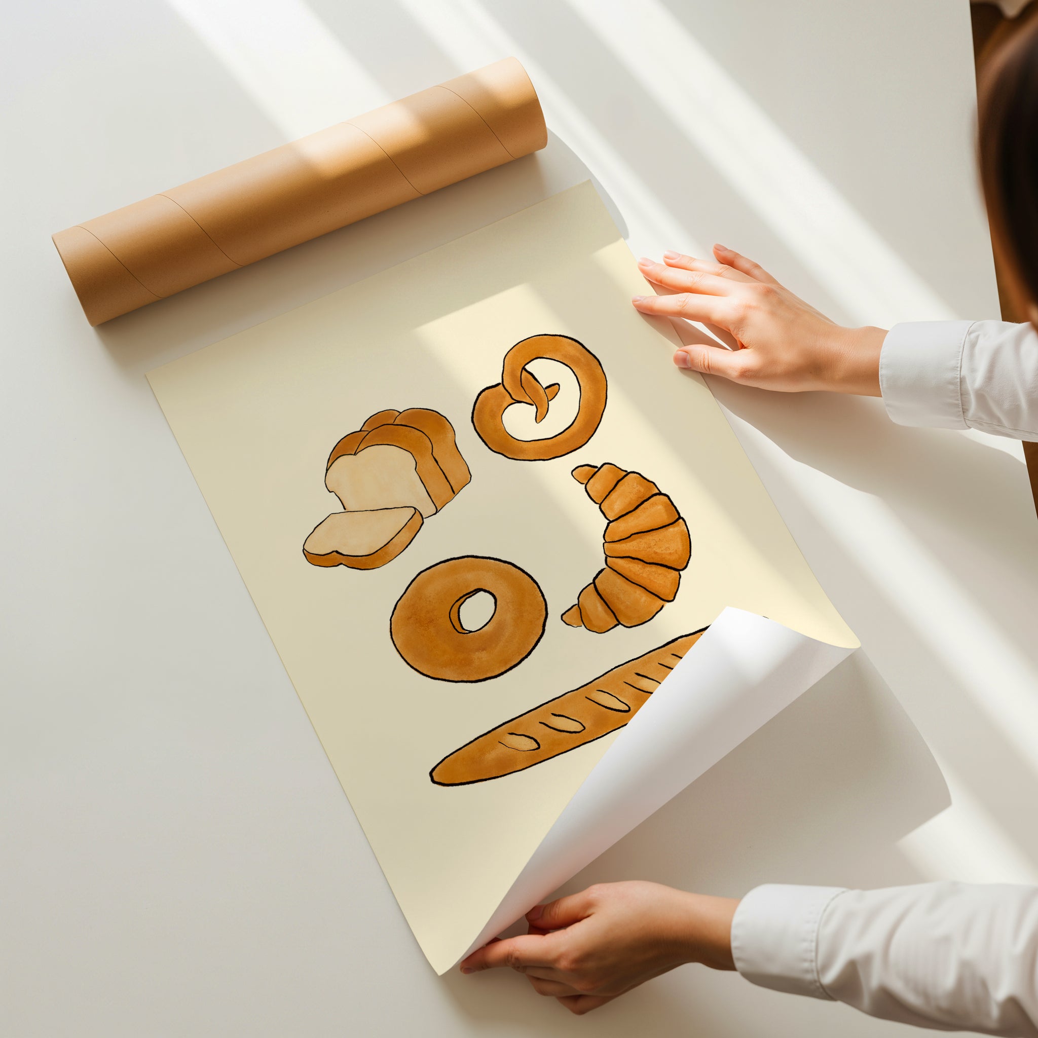 Bread Art Print | MightBeSmth