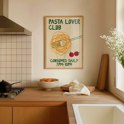 PASTA LOVER CLUB PRINT